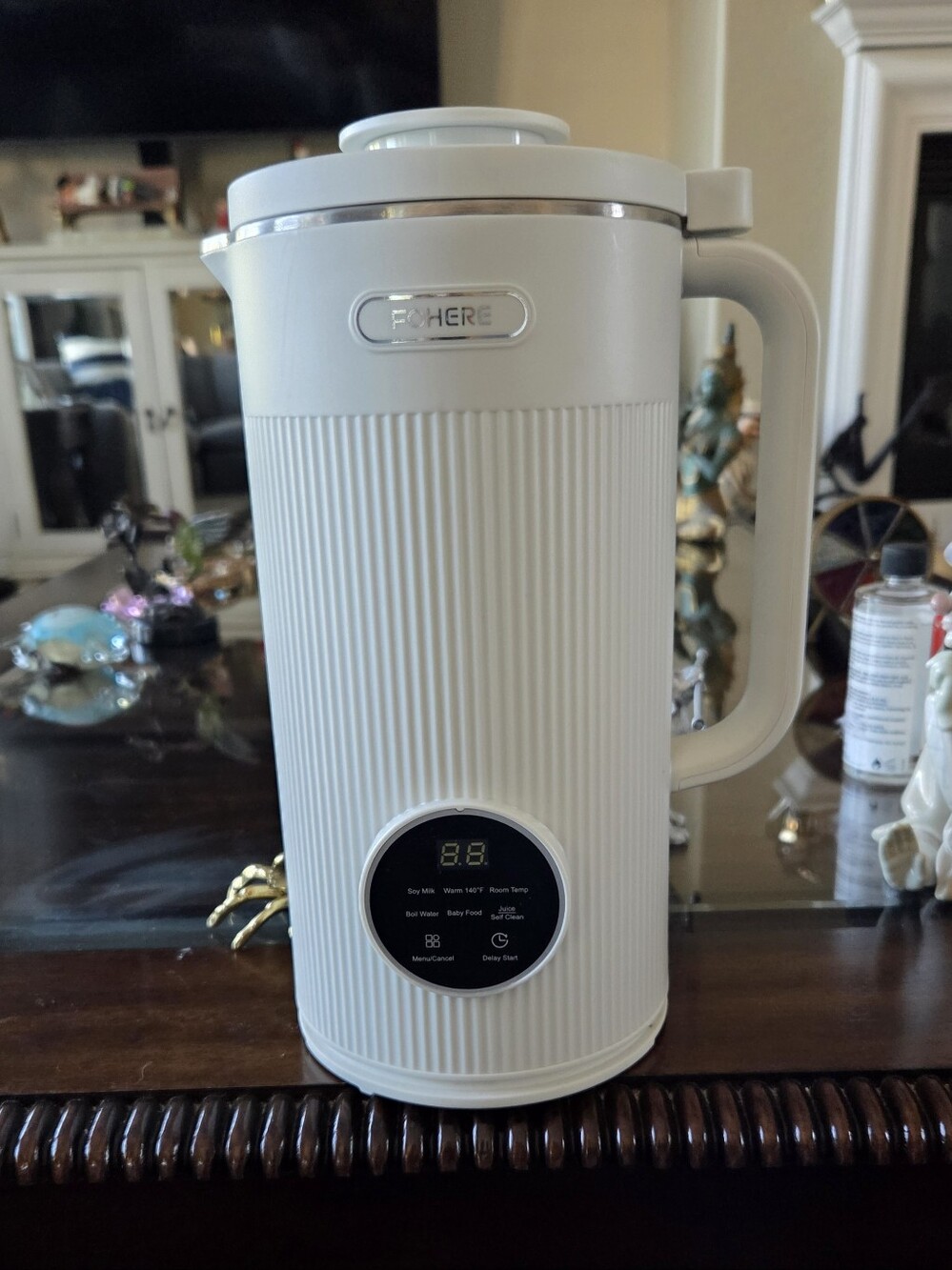 White Soy Milk Maker by - Electric Portable Blender Kettle